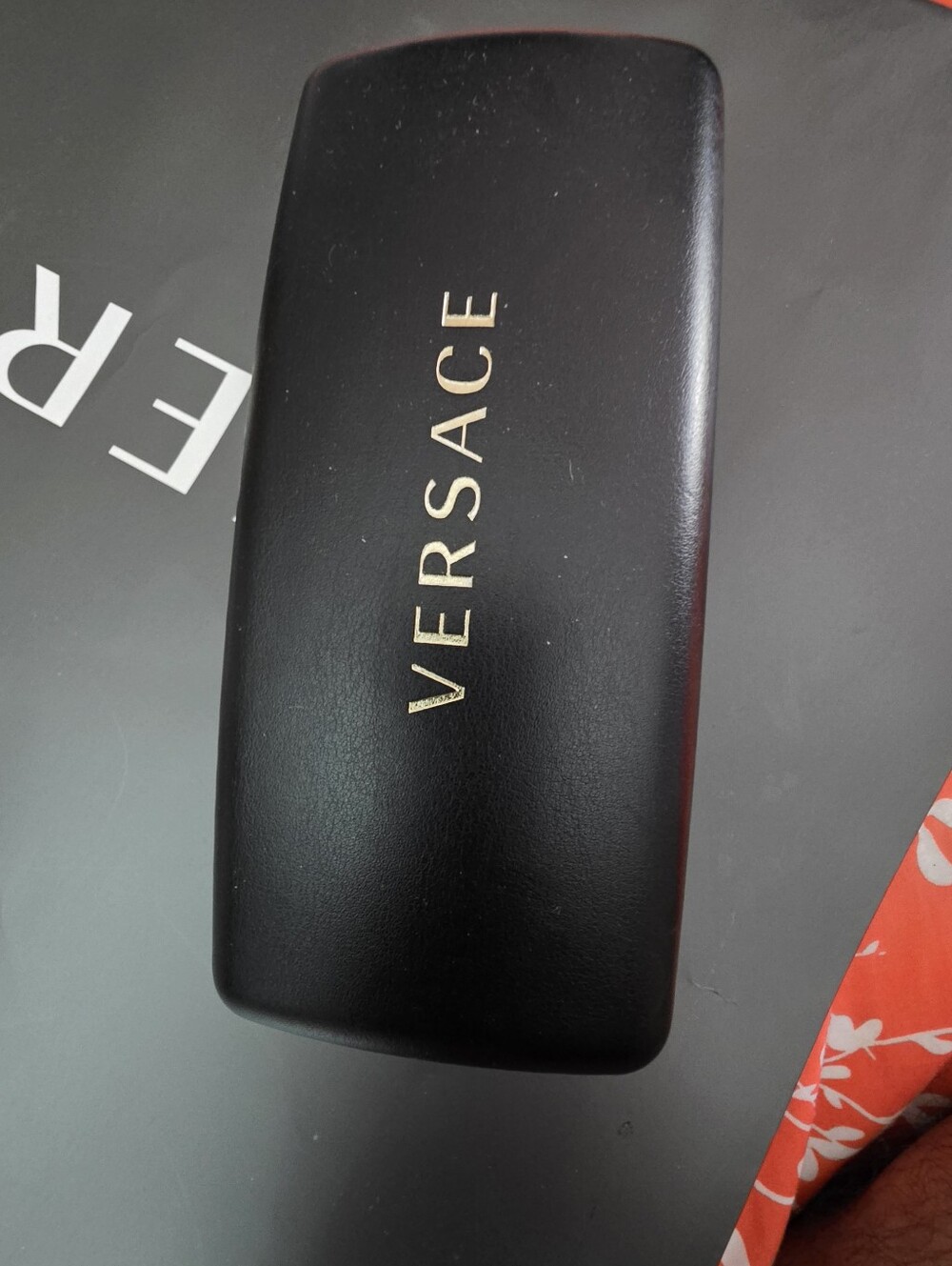 Versace Black Sunglasses Case Only  - Protective Hard Shell